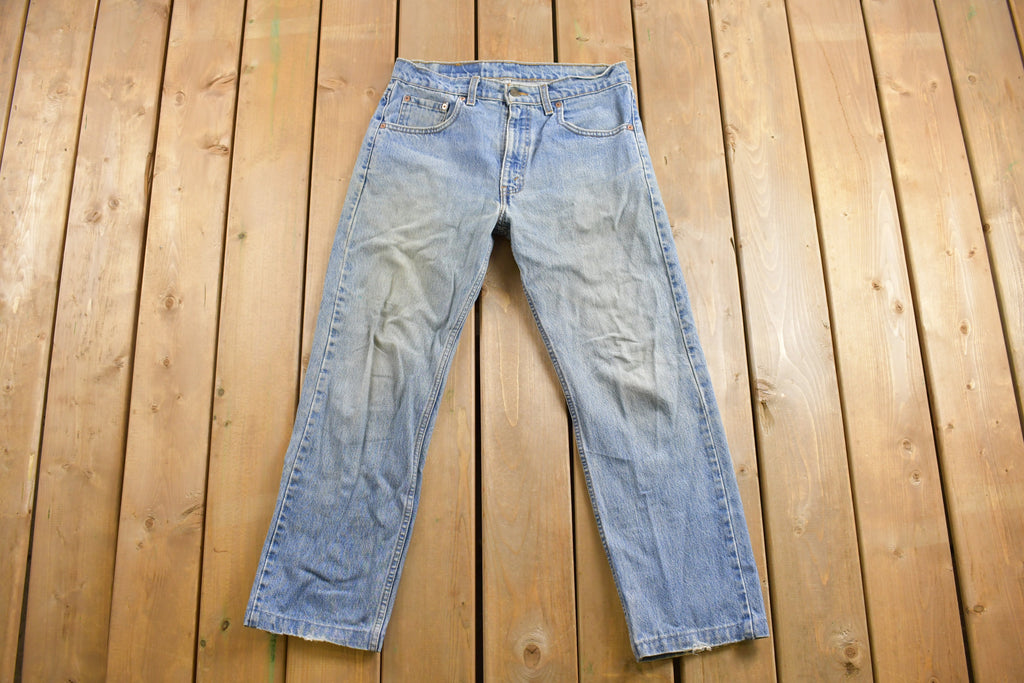 Vintage 1990s Levi's 505 Red Tab Jeans Size 33 x 28