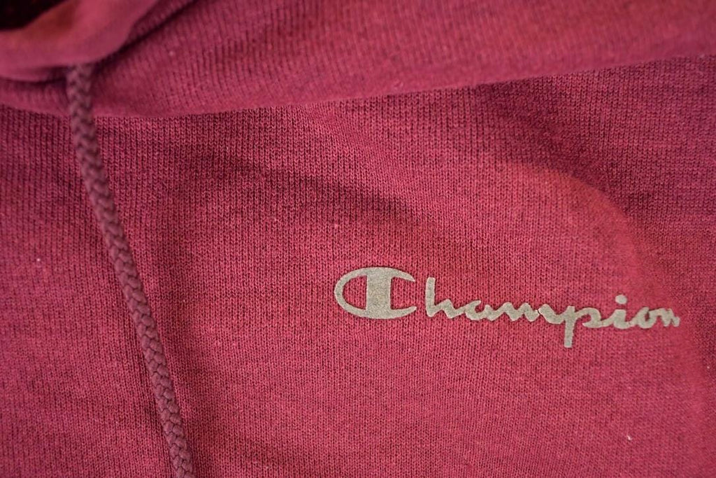 Vintage Y2K Champion Text Logo Hoodie Sweatshirt Men's L