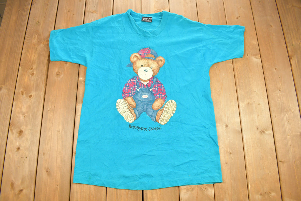 Vintage 1990s Tompkins Avenue Bearwear Classic Graphic T Shirt