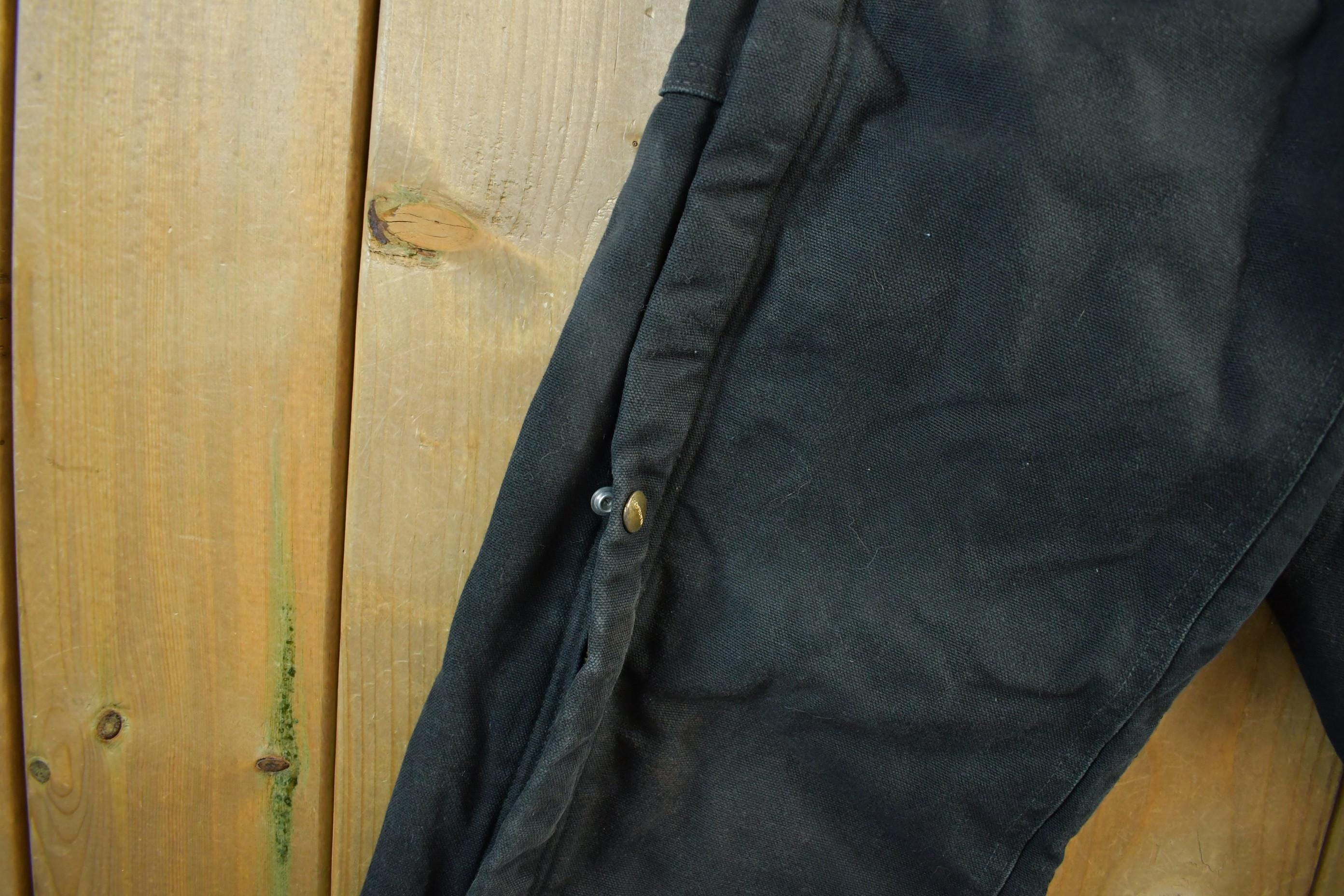 Vintage 1990s Carhartt Double Knee Canvas Overalls Size 32 x 32