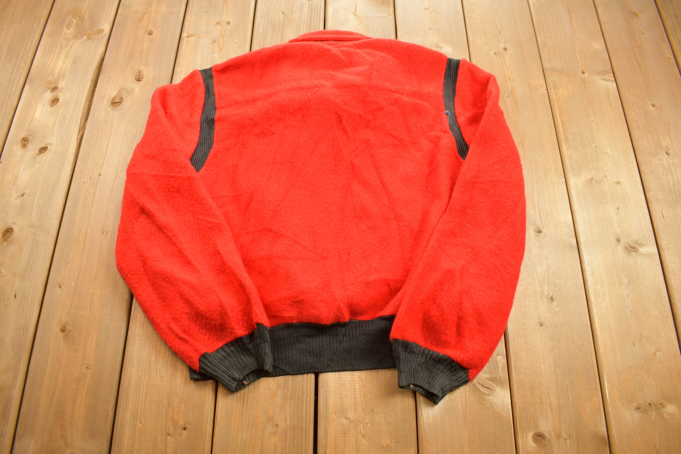 Vintage 1960s Montgomery Ward Quarter Zip Sweater
