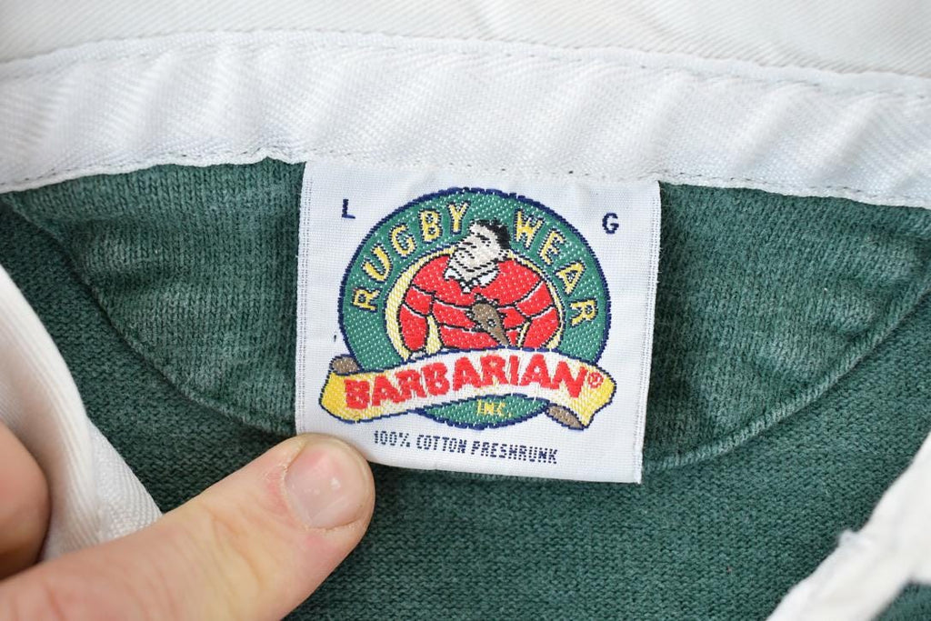 Vintage Y2K Earl Of March Barbarian Rugby Button Up Shirt