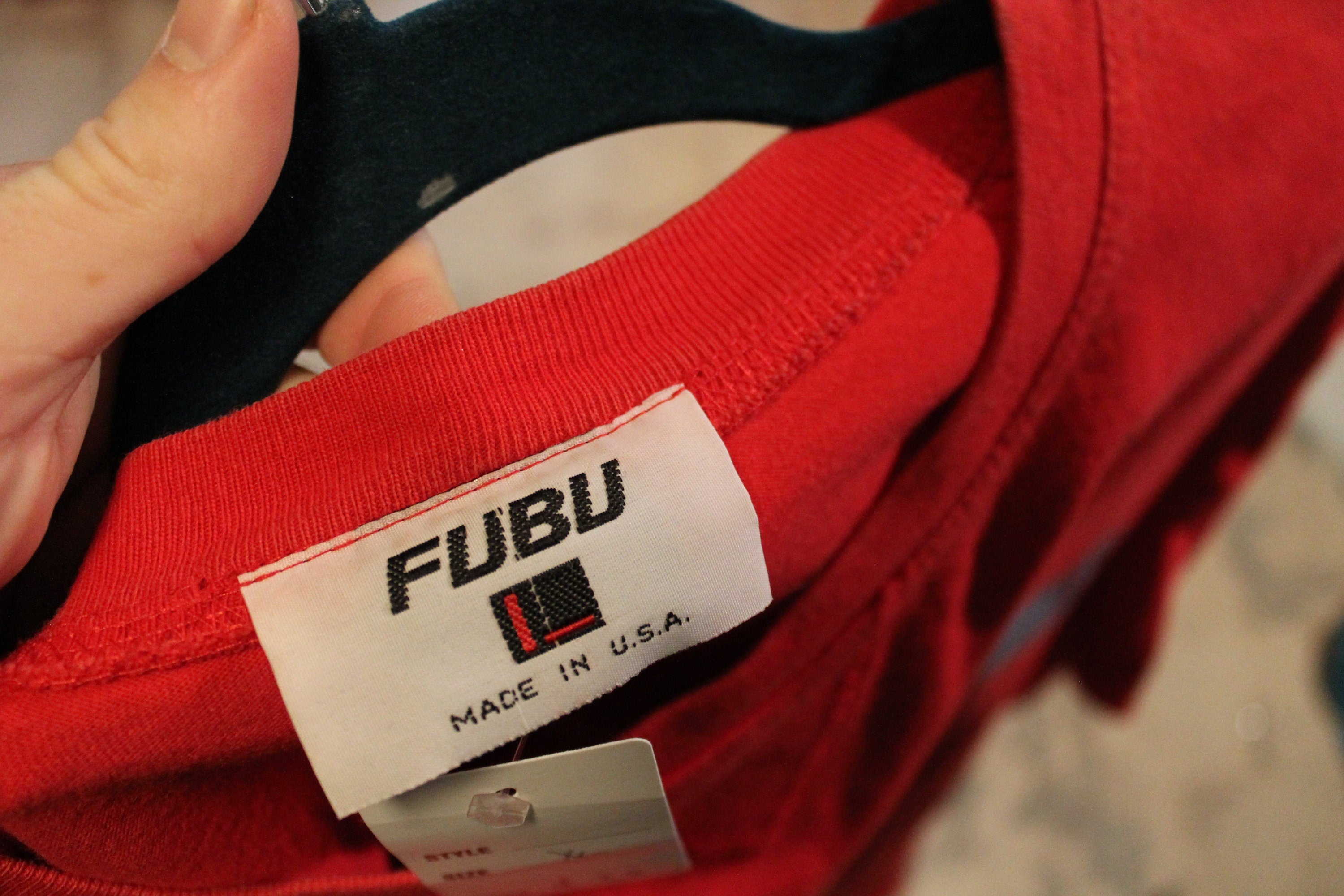 Vintage 1990s FUBU Jeans Company Long Sleeve T-Shirt