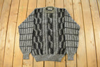 Vintage 1990s J.J. Cochrane Knit Crewneck Sweater Men's 2XL