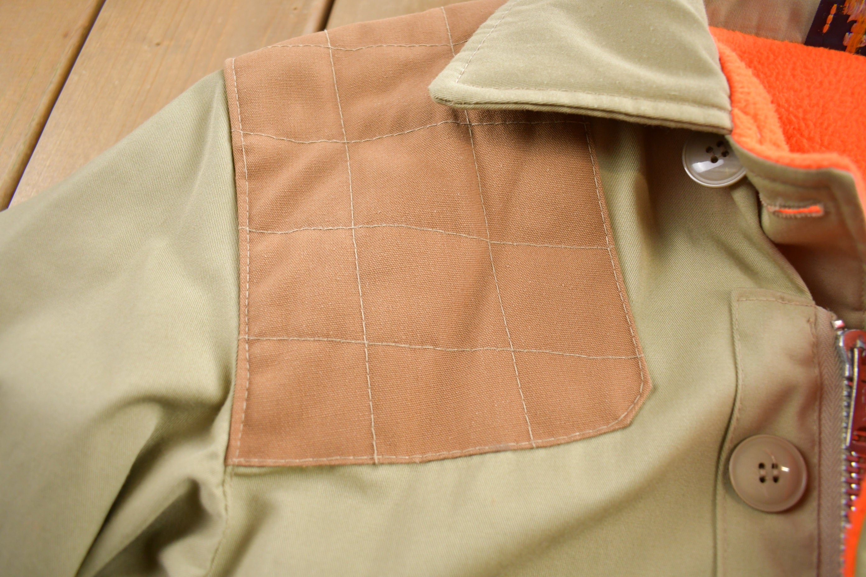 Vintage 1980s Thermo-King Reversible Padded Light Jacket Made In Canada