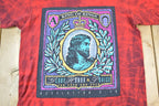 Vintage 1990s Jesus King Of Kings Red Tie Dye Graphic T-Shirt