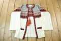 True Vintage 1960s Deadstock Helen Sue Psychedelic Knit Acrylic Cardigan Sweater Women's Medium