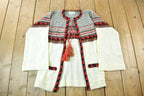 True Vintage 1960s Deadstock Helen Sue Psychedelic Knit Acrylic Cardigan Sweater Women's Medium