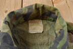 Vintage Military Button Up Shirt