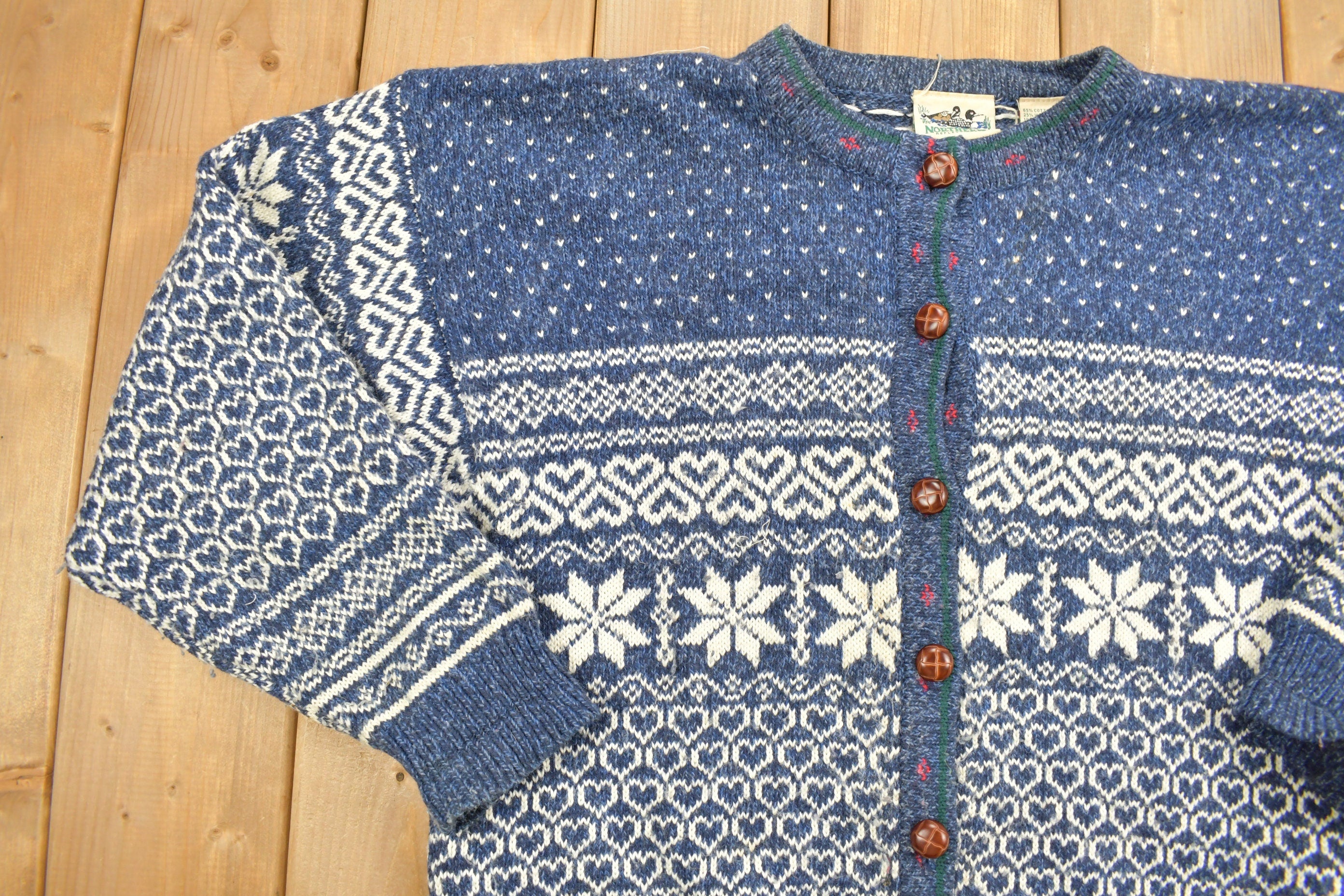 Vintage 1990s Northern Reflections Knitted Cardigan