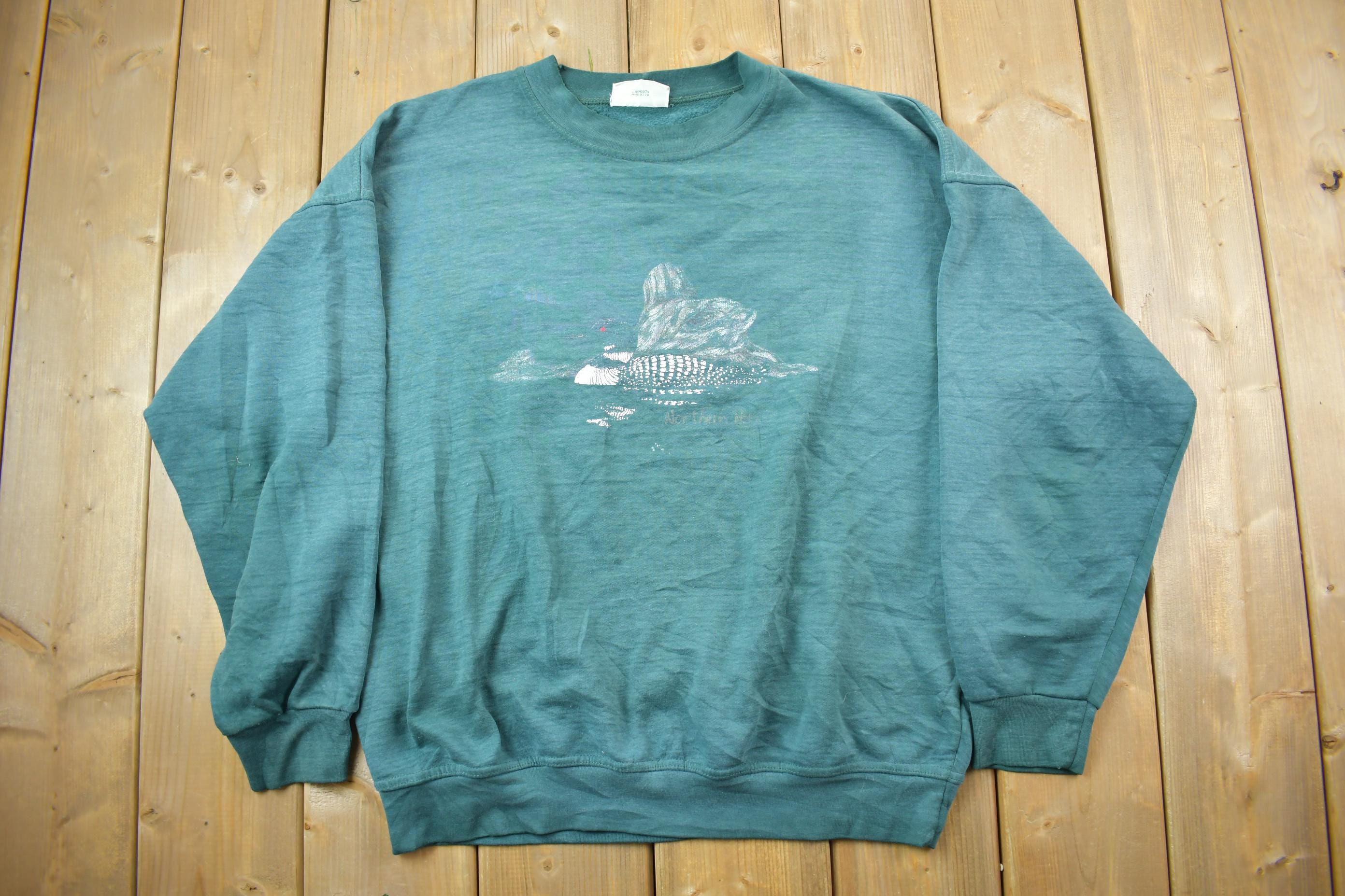 Vintage 1990s Northern Reflections / Duck / Graphic / Crewneck Sweatshirt