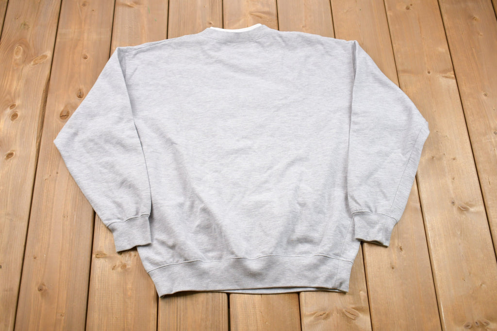 Vintage 1990s Penguin Embroidered Grandma Crewneck