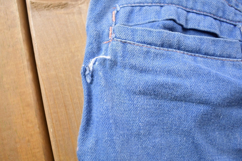 Vintage 1970s Bell Bottom Jeans Size 26 x 30.5