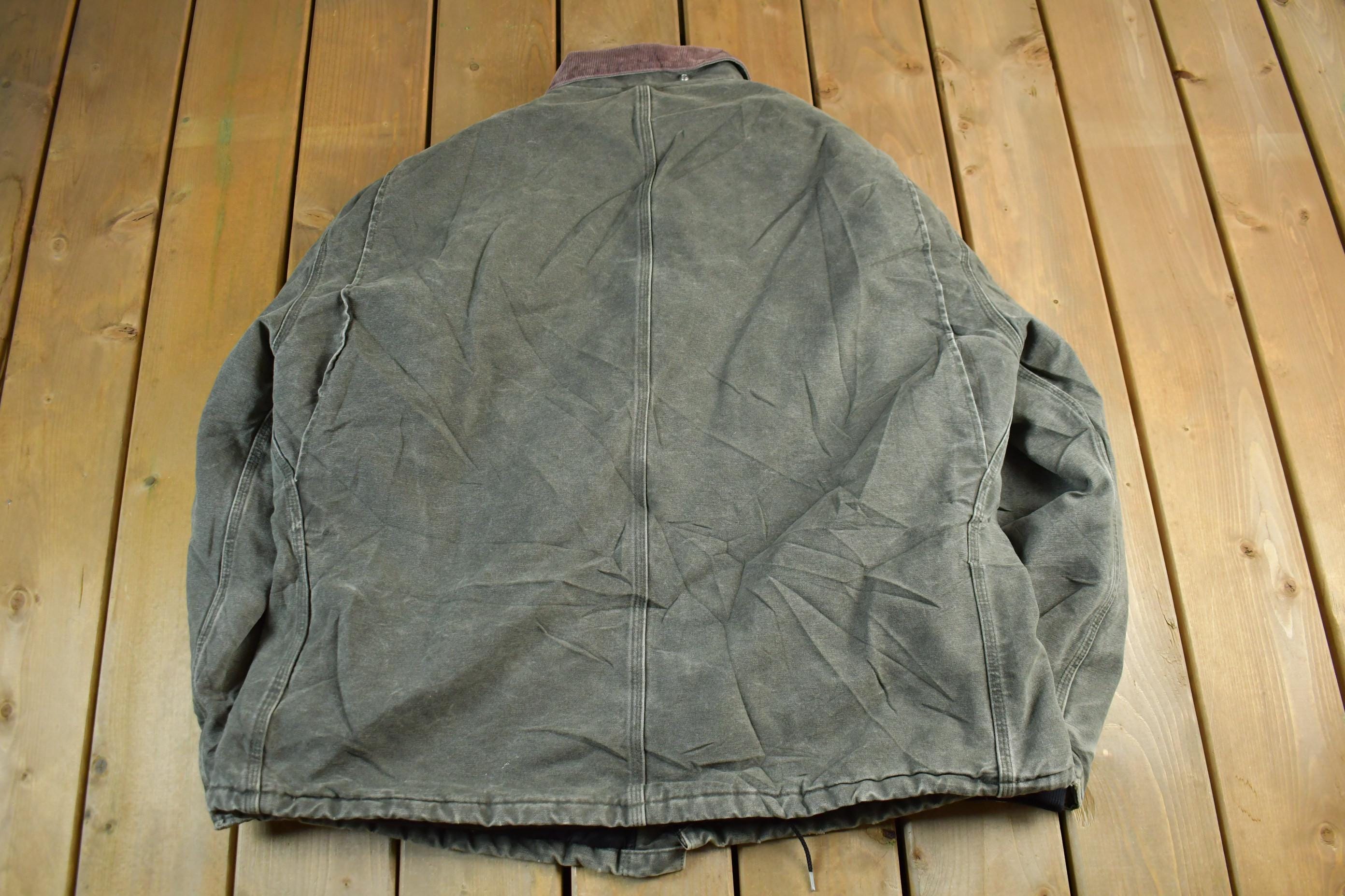 Vintage 1990s Carhartt Sherpa Lined Jacket Mens 2XL