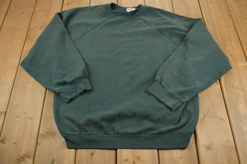 Vintage 1990s Tultex Distressed Crewneck Sweatshirt Made In USA
