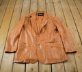 Vintage 1980s Wilson Suede & Leather Silk Lined Coat