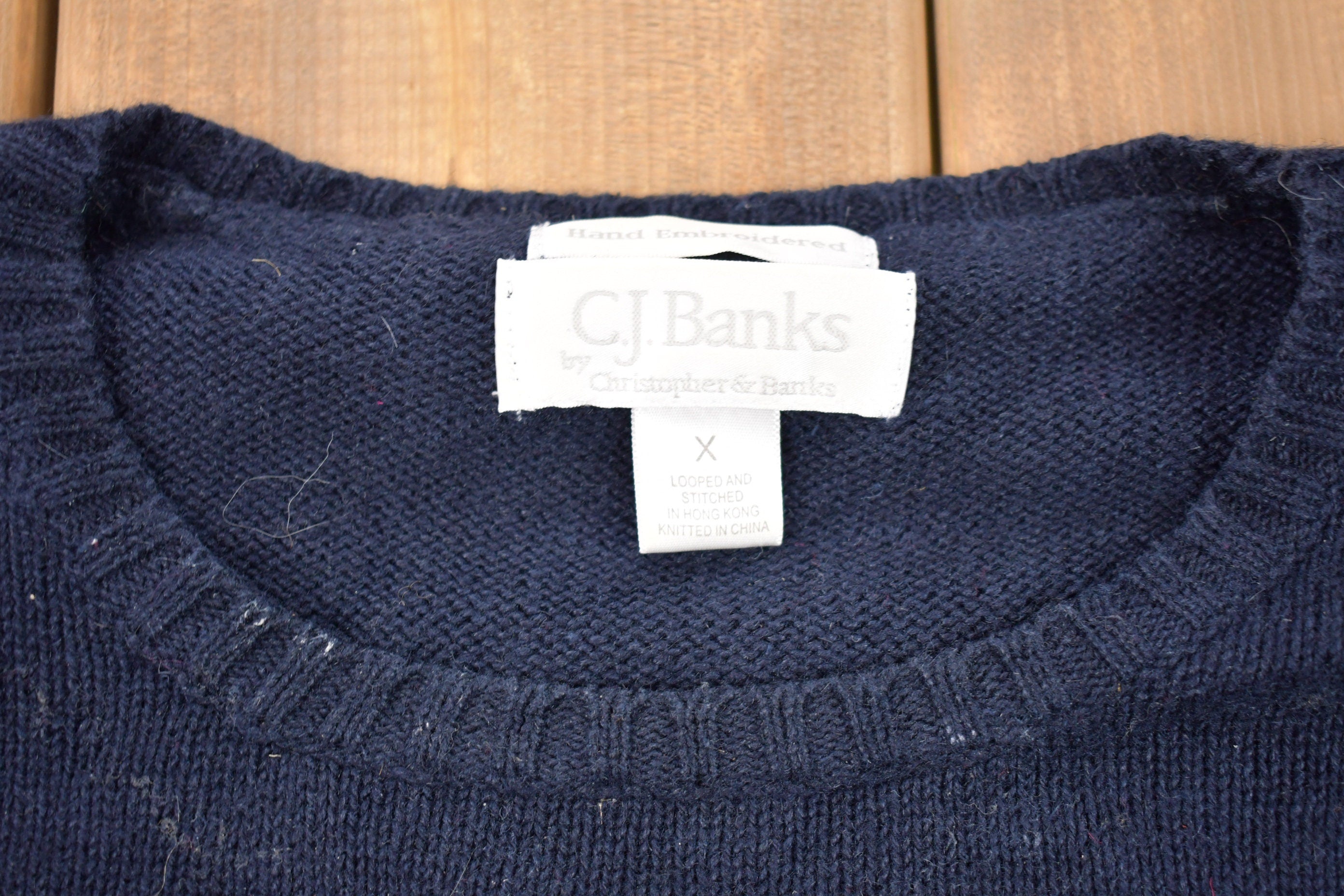 Vintage 1990s Halloween Scarecrow Knitted Sweater