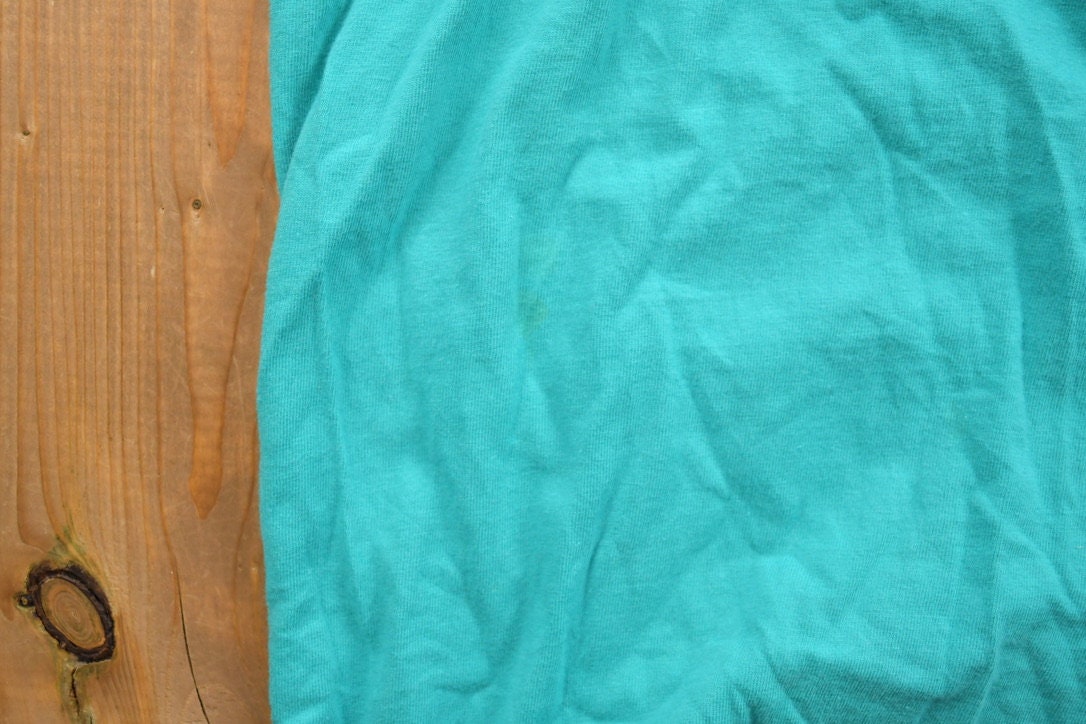 Vintage 1990s Cherokee Sport Graphic Color Block Hooded T-Shirt