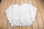 Vintage 1990s Navy Club Crewneck Sweatshirt / 90s Crewneck / Made IN USA / Streetwear / Rockford Illinois