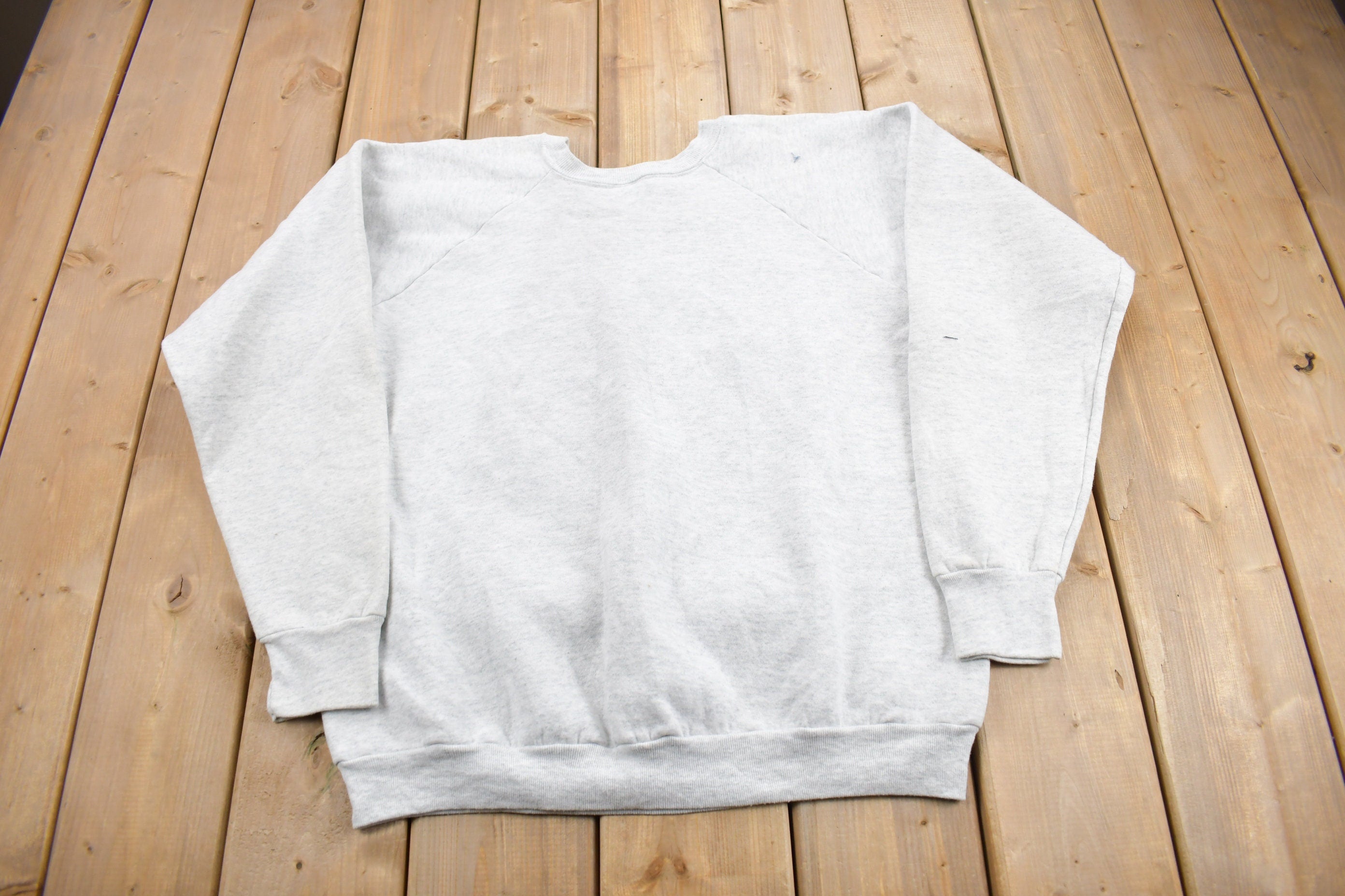 Vintage 1990s Navy Club Crewneck Sweatshirt / 90s Crewneck / Made IN USA / Streetwear / Rockford Illinois