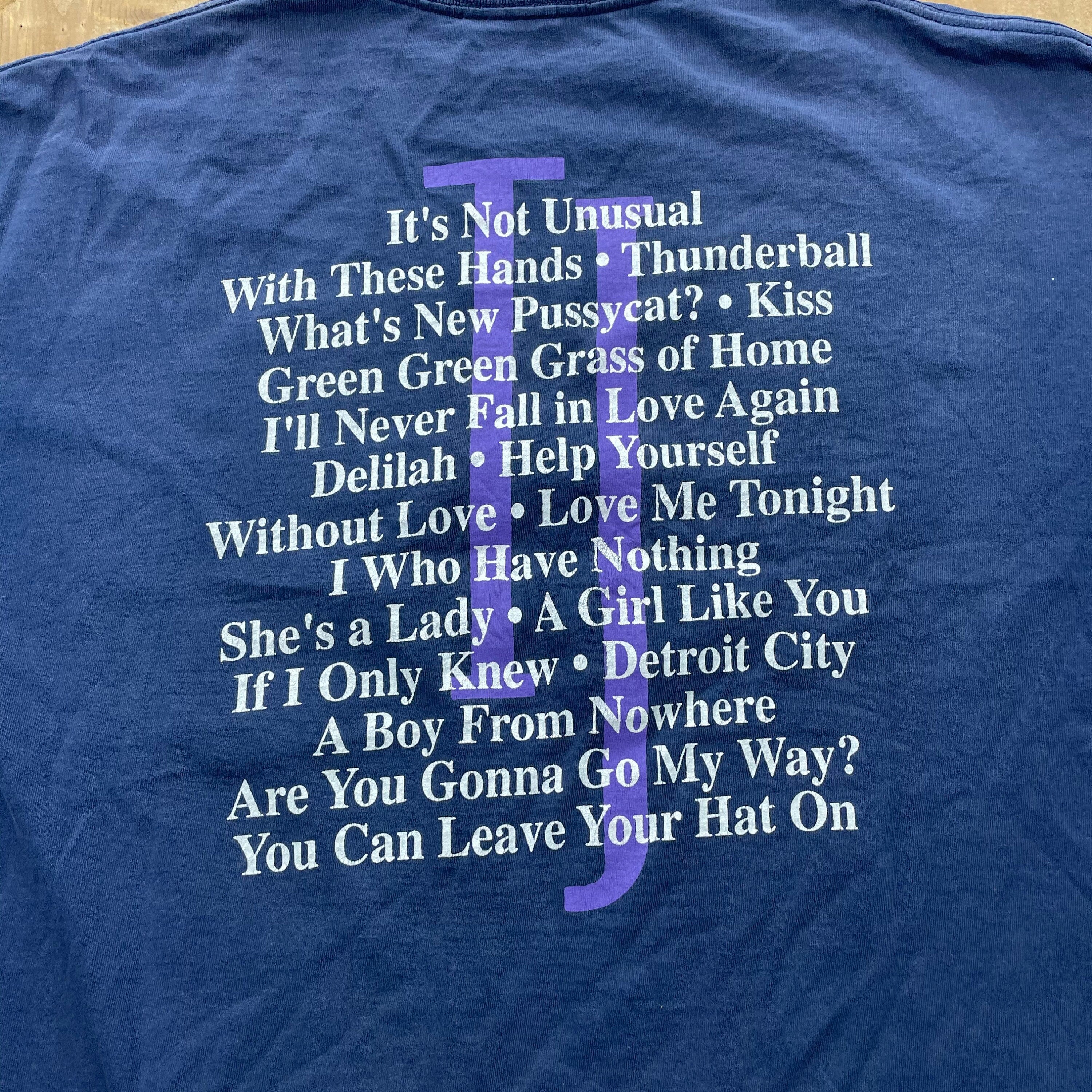 Vintage 90's Tom Jones Band Graphic Tee