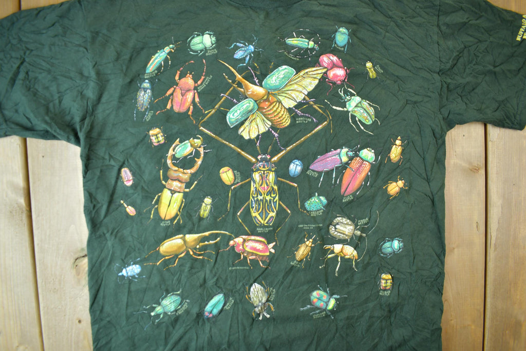 Vintage 1995 Insect Theme Graphic T-Shirt