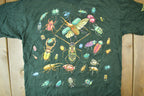 Vintage 1995 Insect Theme Graphic T-Shirt