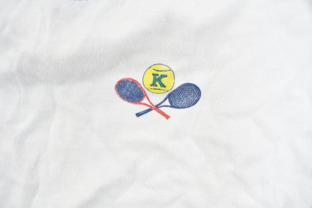 Vintage 1980s Kaickets Tennis Player Graphic T Shirt