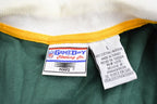 Vintage 1990s Green Bay Packers NFL Button Up Collared Sweatshirt
