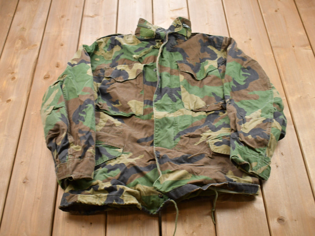 Vintage 2000 Military Camo Field Jacket