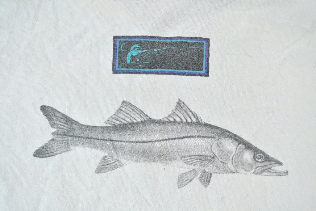 Vintage 1990s Snook Series Fishing T-Shirt