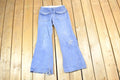 Vintage 1960s Bell Bottom Denim Festival Hippie Jeans Size 28 x 28 Made In USA