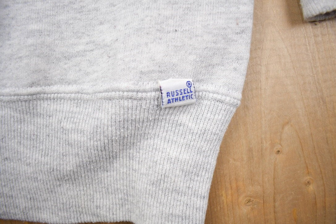 Vintage 1990s Grey Russell Athletics Blank Crewneck Sweatshirt