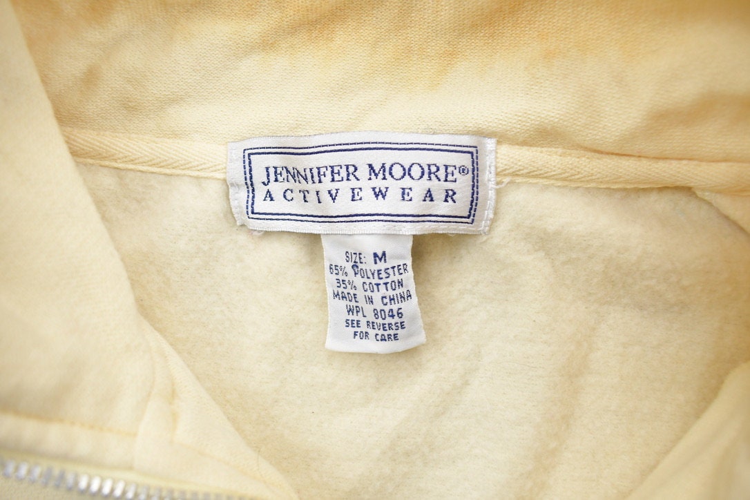 Vintage 1990s Blank 'Jennifer Moore' White Crewneck Sweatshirt