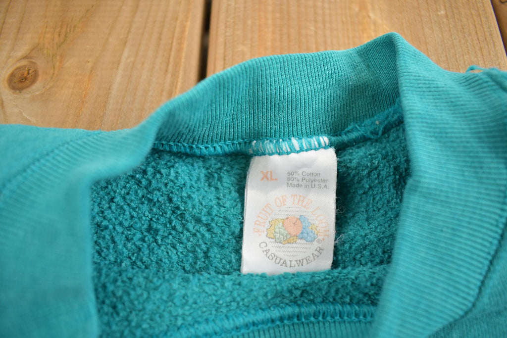 Vintage 1990s Wing Embroidered Crewneck Sweatshirt Made In USA