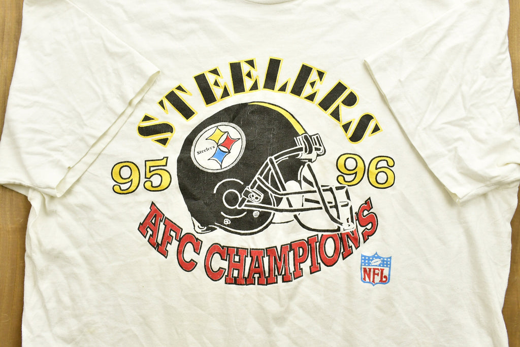 Vintage 1995 Pittsburgh Steelers AFC Champions T-Shirt