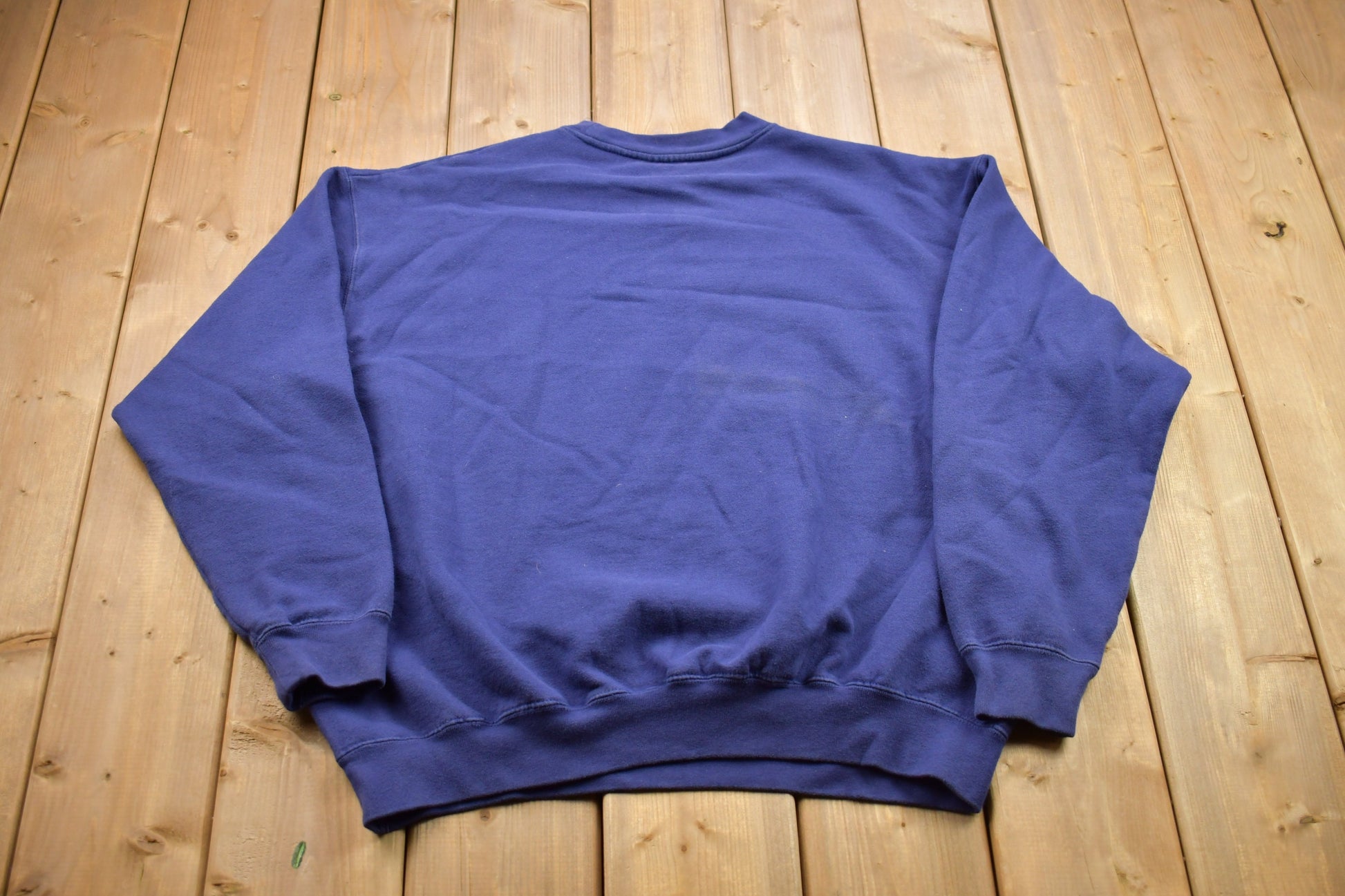 Vintage 1990s Blank Blue Crewneck Sweatshirt