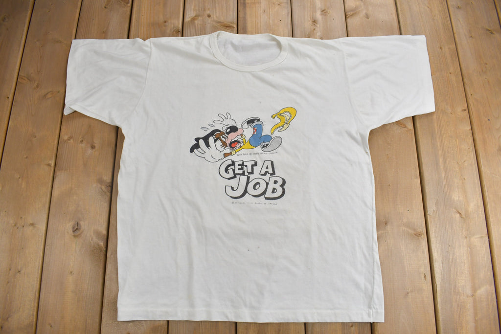 Vintage 1988 Get a Job bob Dog Graphic T Shirt