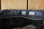 Vintage Deadstock Y2K Miss Me Bedazzled Low Rise Jeans Women's Size 26x31