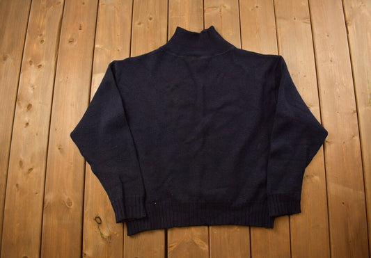 Vintage 1970s Nelson 100% Wool Knit Sweater / Vintage 90s Crewneck / Outdoorsman / Vintage Knit / Winter Sweatshirt