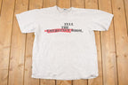 Vintage 1990s Nike Emergency Room Graphic Print Souvenir Basketball T-Shirt Men's L