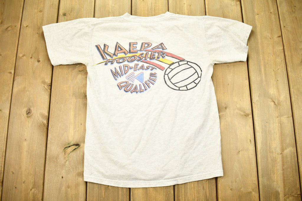 Vintage 1990s Kaepa Hoosier Mid East Qualifier T-shirt
