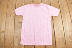 Vintage 1990s Blank Pink Ringer T-Shirt