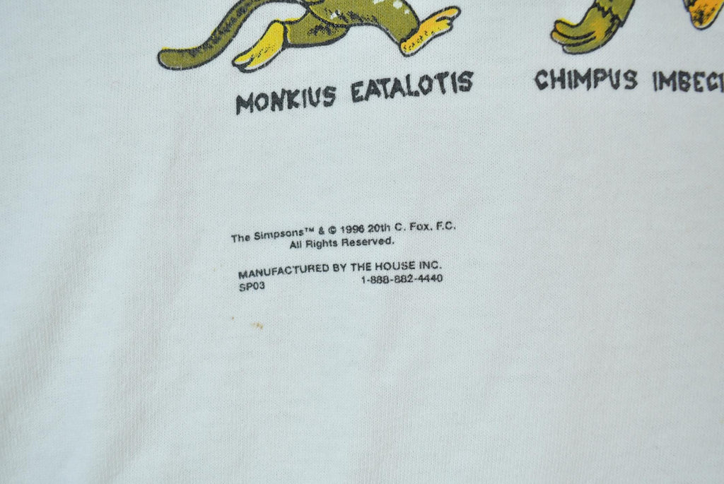 Vintage 1996 Homer Simpson Homersapien Graphic T-Shirt