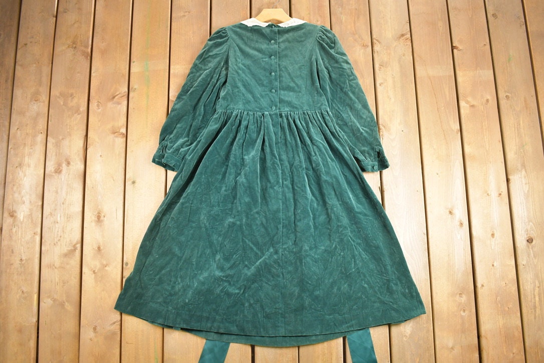 Vintage 1960s Laura Ashley Mother & Child Dress / Lace Collar / Tent / True Vintage / Retro Womenswear / Romantic Style