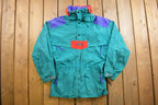 Vintage 1980s Columbia Sportswear Quarter Zip Windbreaker Jacket
