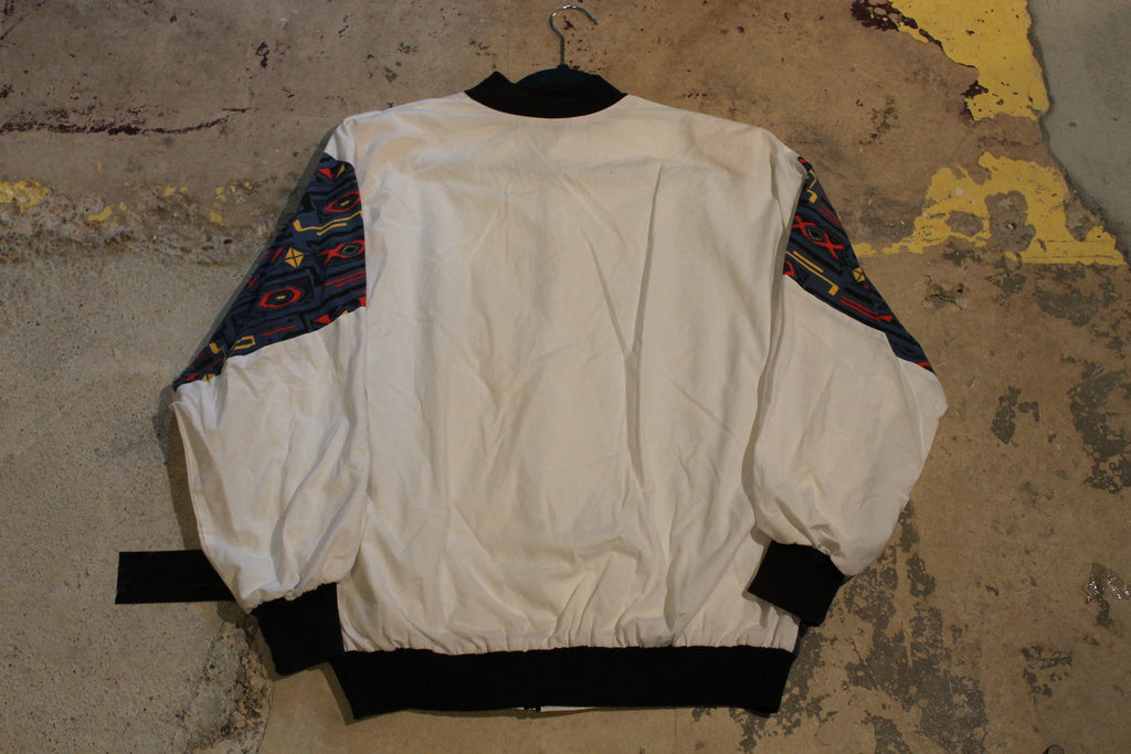 Vintage 1990s Abstract Pattern Windbreaker