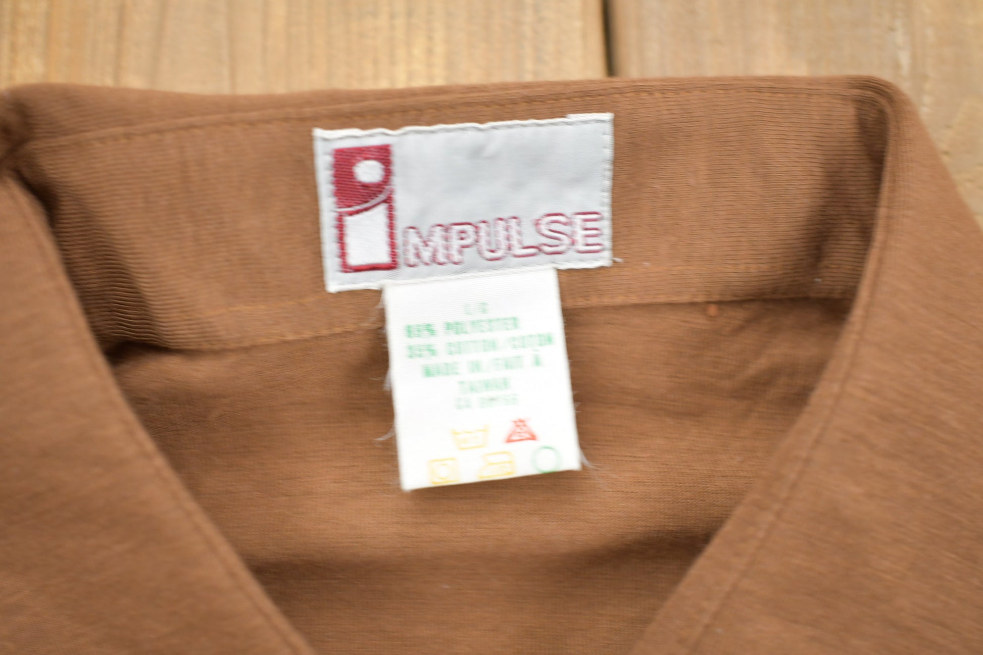 Vintage 1970s Style Quarter Button Shirt