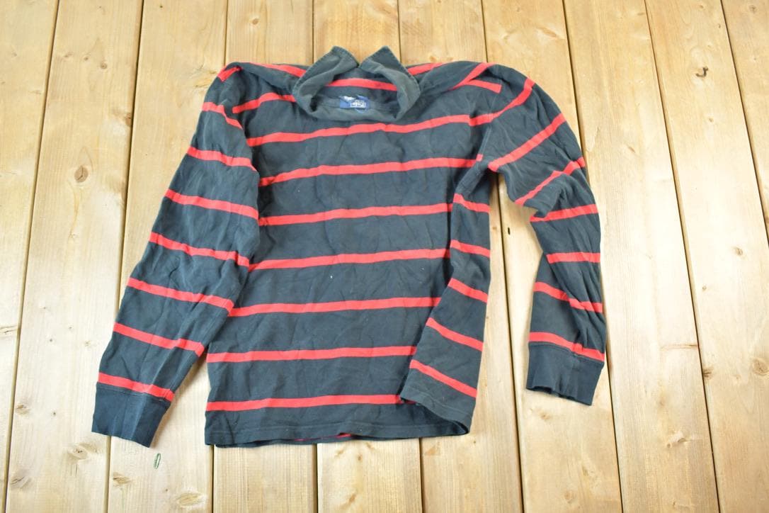 Vintage 1990s Polo Ralph Lauren Striped Button Up Shirt Youth XL