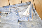 Vintage 1990s Levi's 501 Light Wash Denim Jeans Size 28 x 25